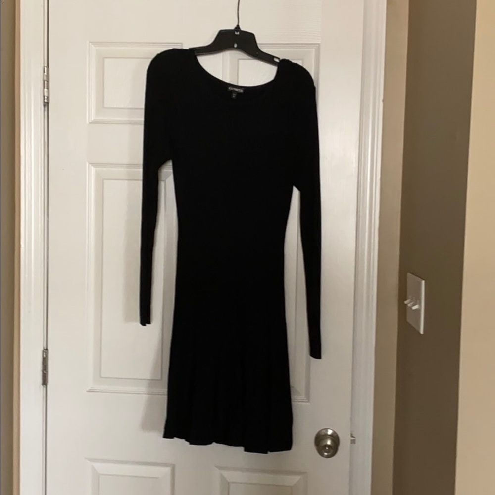Express Black long sleeve sweater Dress